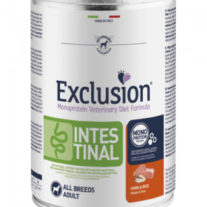 EXCLUSION DOG INTESTINAL LATTINA 400 GR