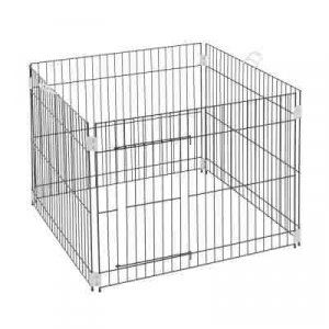 DOG TRAINING RECINTO NERO 80X80XH62 CM