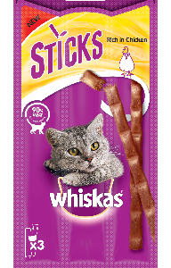 WHISKAS CATSTICK POLLO 3 X 6 GR