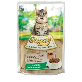 STUZZY GATTO JELLY CONIGLIO BUSTINA 85 GR