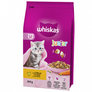 WHISKAS DRY JUNIOR POLLO 300 GR