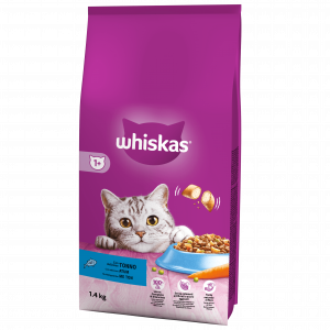 WHISKAS DRY ADULT TONNO 1,4 KG
