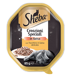 SHEBA CREAZIONI TACCHINO IN SALSA 85 GR
