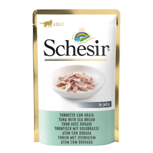 SCHESIR GATTO TONNETTO E ORATA JELLY BUSTINA 85 GR