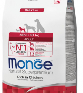 MONGE DOG ADULT MINI POLLO 3 KG