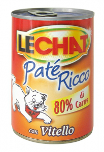 LECHAT PATE' RICCO VITELLO LATTINA 400 GR