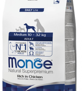 MONGE DOG ADULT MEDIO POLLO 12 KG
