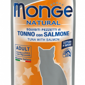 MONGE CAT TONNO E SALMONE BUSTINA 80 GR