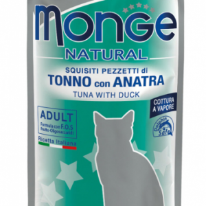MONGE CAT TONNO E ANATRA BUSTINA 80 GR