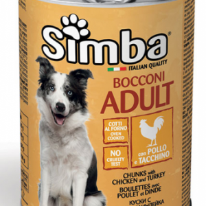 SIMBA CANE POLLO E TACCHINO LATTINA 1230 GR