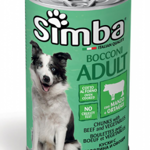 SIMBA CANE MANZO E VERDURE LATTINA 1230 GR