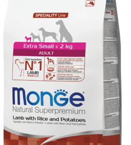 MONGE DOG ADULT EXTRA SMALL AGNELLO 800 GR