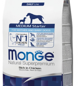 MONGE DOG STARTER MEDIO POLLO 1,5 KG