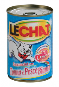 LECHAT BOCCONCINI TONNO E PESCE BIANCO LATTINA 720 GR