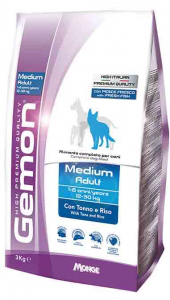GEMON DOG ADULT MEDIO TONNO E RISO 3 KG