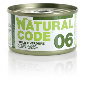 NATURAL CODE GATTO POLLO E VERDURE LATTINA 85 GR