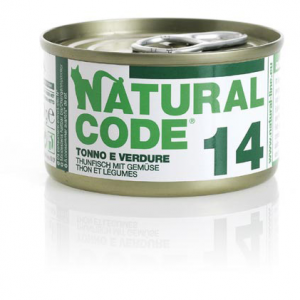 NATURAL CODE GATTO TONNO E VERDURE LATTINA 85 GR