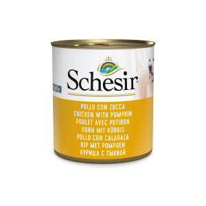 SCHESIR CANE POLLO E ZUCCA LATTINA 285 GR