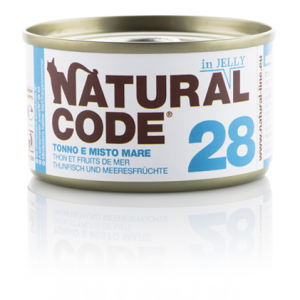NATURAL CODE GATTO TONNO E MISTO MARE JELLY LATTINA 85 GR
