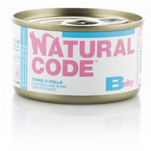 NATURAL CODE GATTO KITTEN BABY LATTINA 85 GR