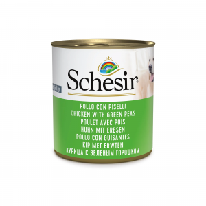 SCHESIR CANE POLLO E PISELLI LATTINA 285 GR