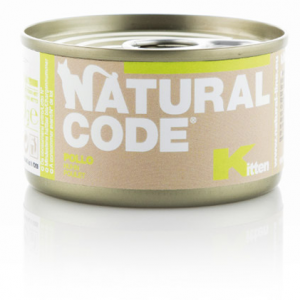 NATURAL CODE GATTO KITTEN POLLO LATTINA 85 GR