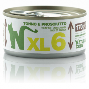 NATURAL CODE GATTO TONNO E PROSCIUTTO LATTINA 170 GR