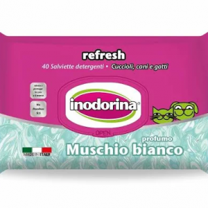 SALVIETTE INODORINA MUSCHIO BIANCO 40 PZ