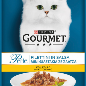 GOURMET PERLE FILETTI IN SALSA DI POLLO 85 GR