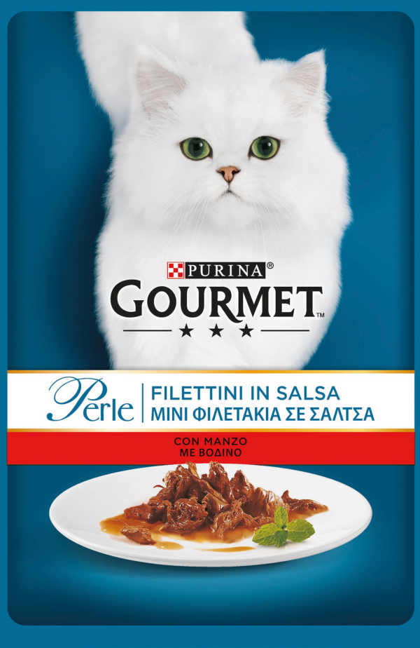 GOURMET PERLE FILETTI IN SALSA DI MANZO 85 GR