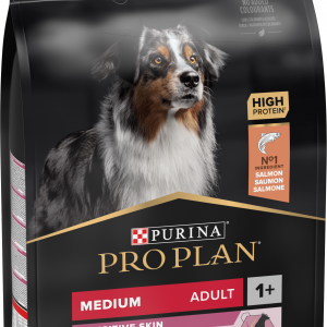 PRO PLAN DOG ADULT MEDIO SENSITIVE SALMONE E RISO 3 KG