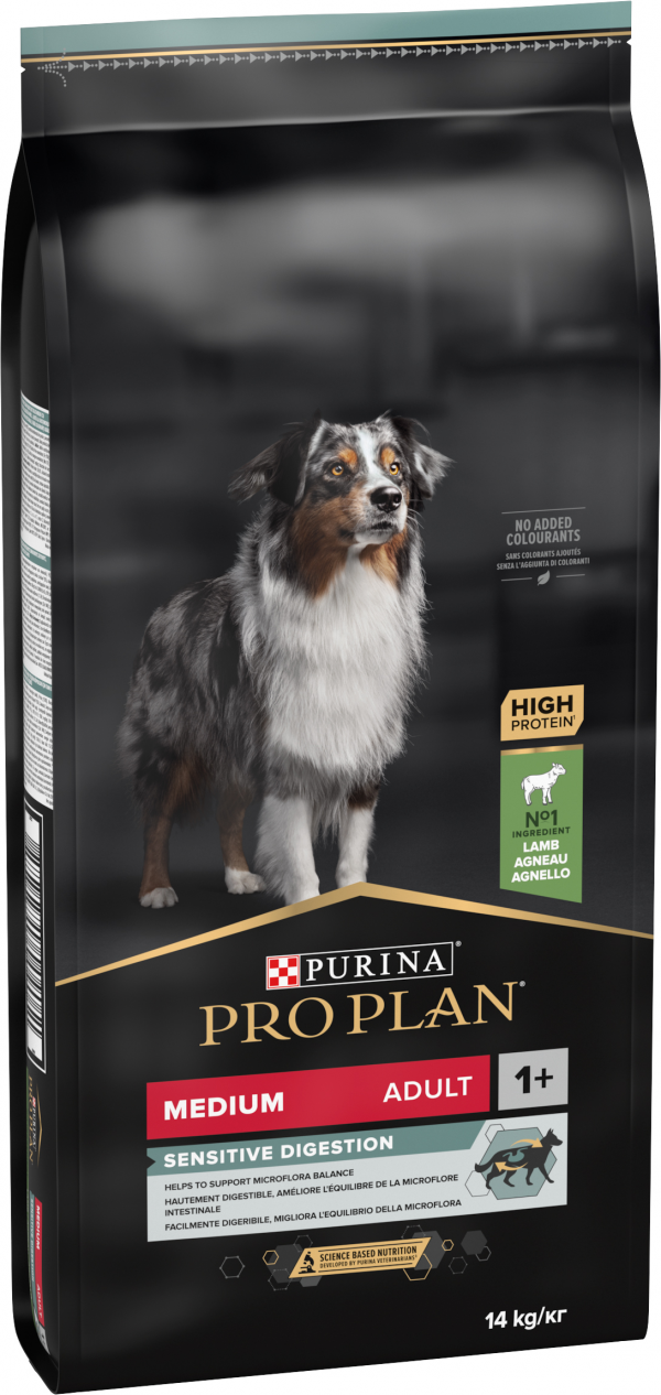 PRO PLAN DOG ADULT DIGESTIVE AGNELLO E RISO 14 KG