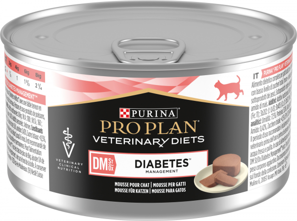 PRO PLAN CAT DIET DM DIABETIC MOUSSE LATTINA 195 GR