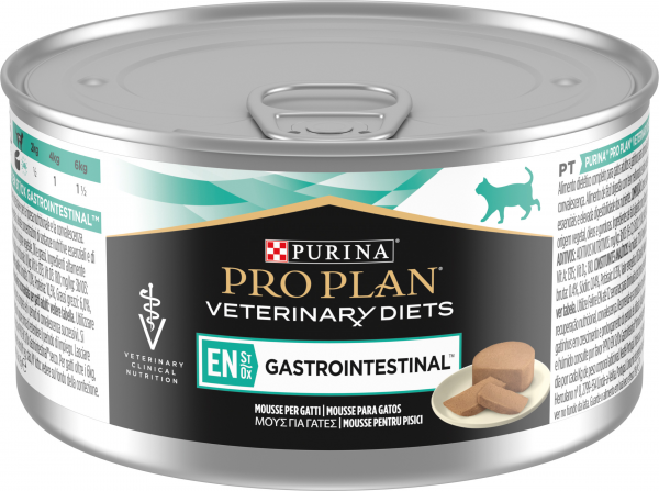 PRO PLAN CAT DIET EN GASTROINTESTINAL MOUSSE LATTINA 195 GR