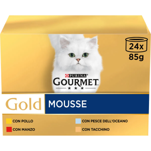 GOURMET GOLD MOUSSE MULTIPACK 24X85 GR