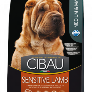 CIBAU SENSITIVE AGNELLO MEDIO MAXI 2,5 KG