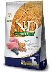 ND DOG LOW AGNELLO E MIRTILLO PUPPY MINI 800 GR
