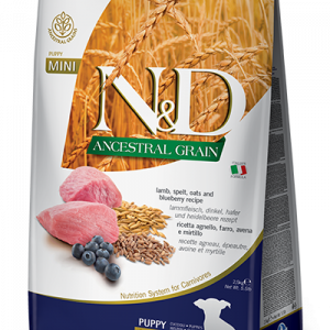 ND DOG LOW AGNELLO E MIRTILLO PUPPY MINI 2,5 KG
