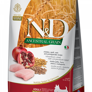 ND DOG LOW POLLO E MELOGRANO ADULT MINI 7 KG