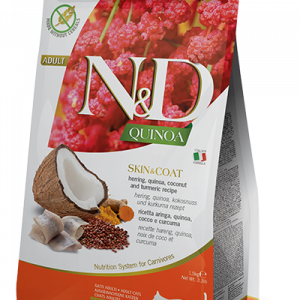 ND CAT QUINOA SKIN&COAT ARINGA E COCCO 300 GR