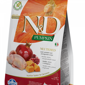 ND CAT ZUCCA QUAGLIA E MELOGRANO NEUTERED 1,5 KG