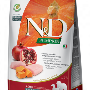 ND DOG ZUCCA POLLO E MELOGRANO ADULT MEDIO MAXI 2,5 KG