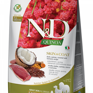 ND DOG QUINOA SKIN&COAT ANATRA E COCCO ADULT MEDIO MAXI 2,5 KG