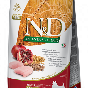 ND DOG LOW SENIOR POLLO E MELOGRANO ADULT MINI 2,5 KG