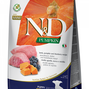 ND DOG ZUCCA AGNELLO E MIRTILLO PUPPY MINI 7 KG