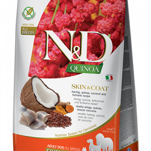 ND DOG QUINOA SKIN&COAT ARINGA E COCCO MEDIO MAXI 7 KG