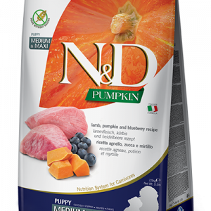 ND DOG ZUCCA AGNELLO E MIRTILLO PUPPY MEDIO MAXI 12 KG