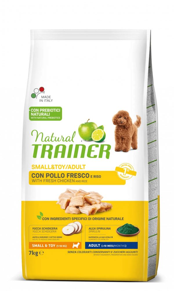 TRAINER NATURAL DOG ADULT MINI POLLO E RISO 7 KG