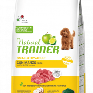 TRAINER NATURAL DOG ADULT MINI MANZO E RISO 7 KG