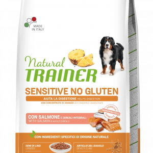 TRAINER NATURAL DOG SENSITIVE MATURE MEDIUM MAXI SALMONE 12 KG